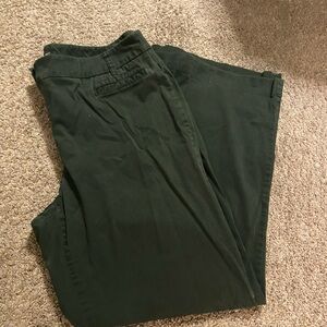 New York & Company Women's Dark Green Trousers